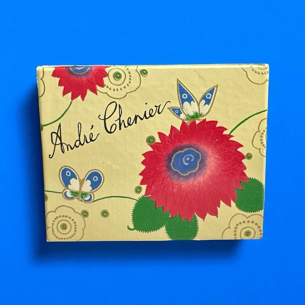 Andre Chenier Vintage "Jipsee Fleurs" Face Powder In "Peach" - 3.75oz Sealed Box
